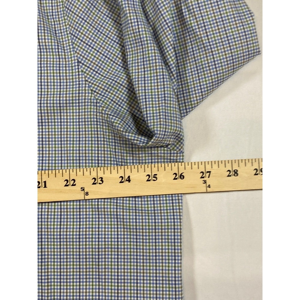 Johnnie O Prep Performance Plaid Button Down Shirt Men's XXL Long Sleeve - Picture 10 of 11